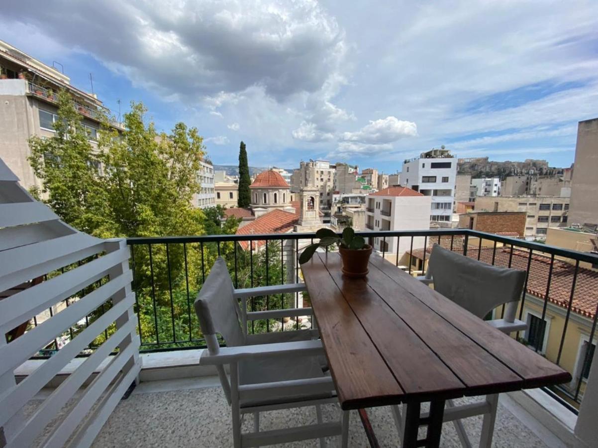 Ferienwohnung Mosaics Aprtm In Monastiraki With Acropolis View Athen Exterior foto