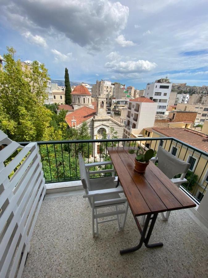 Ferienwohnung Mosaics Aprtm In Monastiraki With Acropolis View Athen Exterior foto